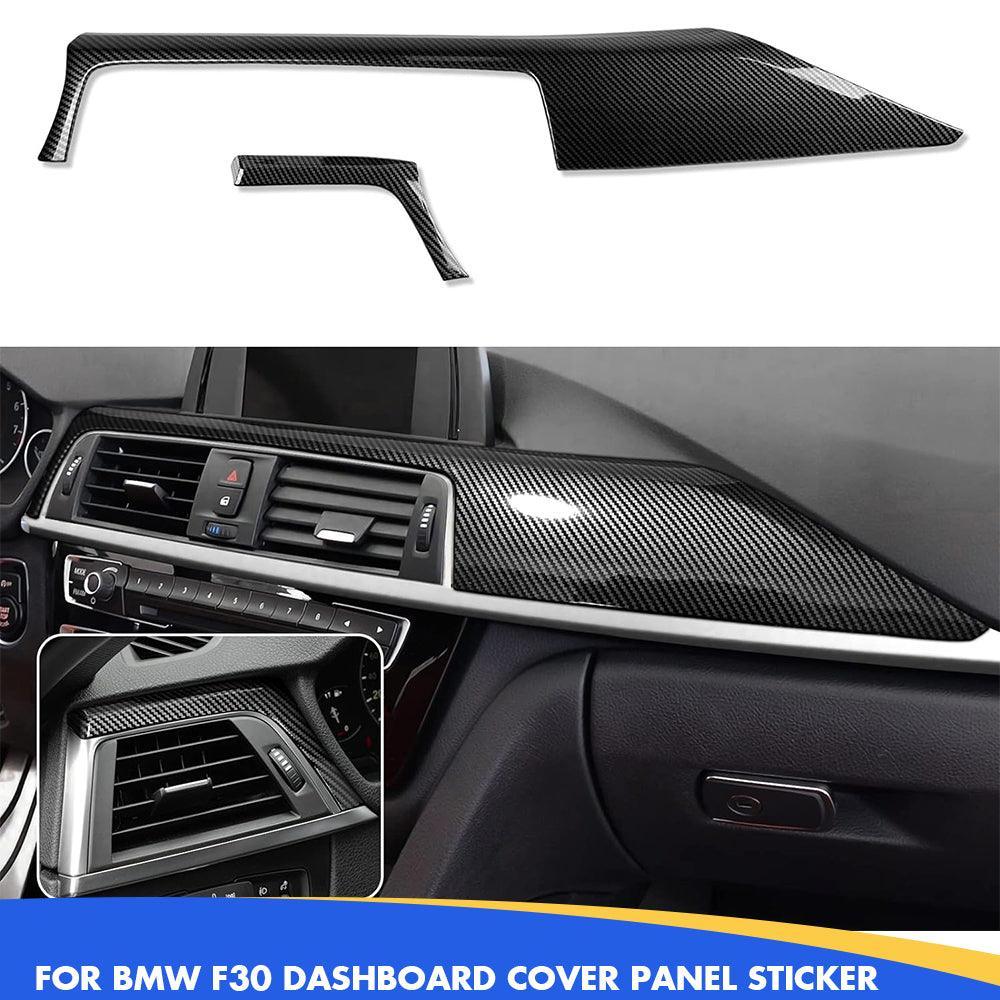 Car Dashboard Cover Panel Sticker Carbon Color ABS Decal Trim fits for BMW 3 4 Series F30 F31 F34 3GT F32 F33 F36 Accessories-autoydsstore