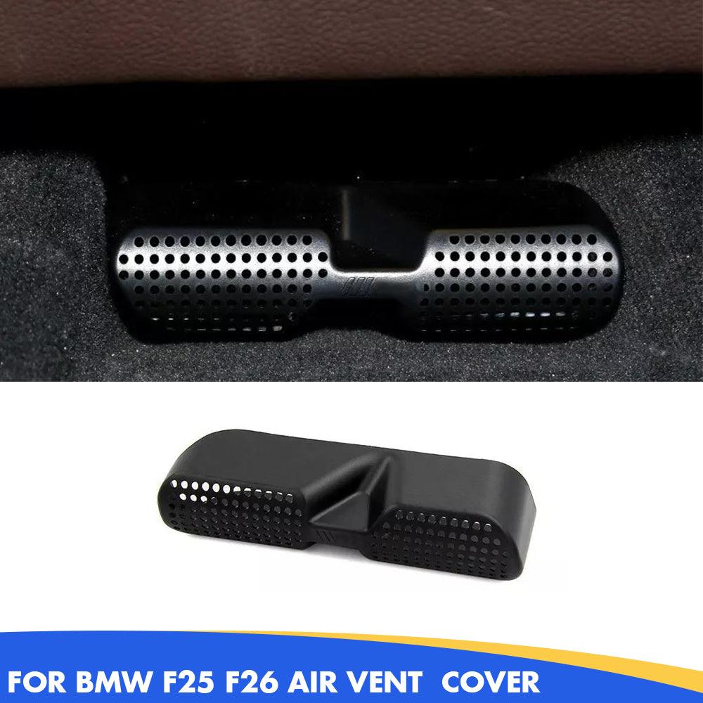 2x Rear Under Seat AC Air Vent Cover Decor for BMW X3 F25 2011-2017 & X4 F26 | ABS Plastic Dust Protective Frame Cover-autoydsstore