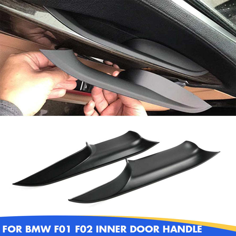 For BMW 7 Series Door Pull Handle Covers 2PCS – Compatible with BMW 7 Series F01/F02 (2008-2014) Left & Right Front Door Handle Trim Cover-autoydsstore