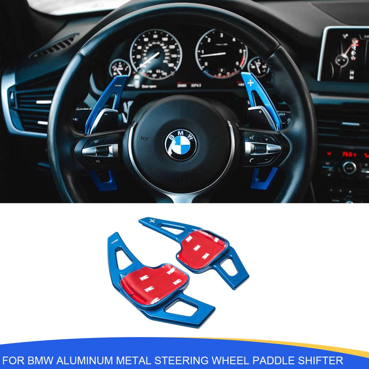 YDSSTORE Aluminum Metal Paddle Shifter Extensions for BMW (2. 3. 4. X1. X2. X3. X4. X5. X6 Series F30 F31 F15 F16 F25 F26)-autoydsstore