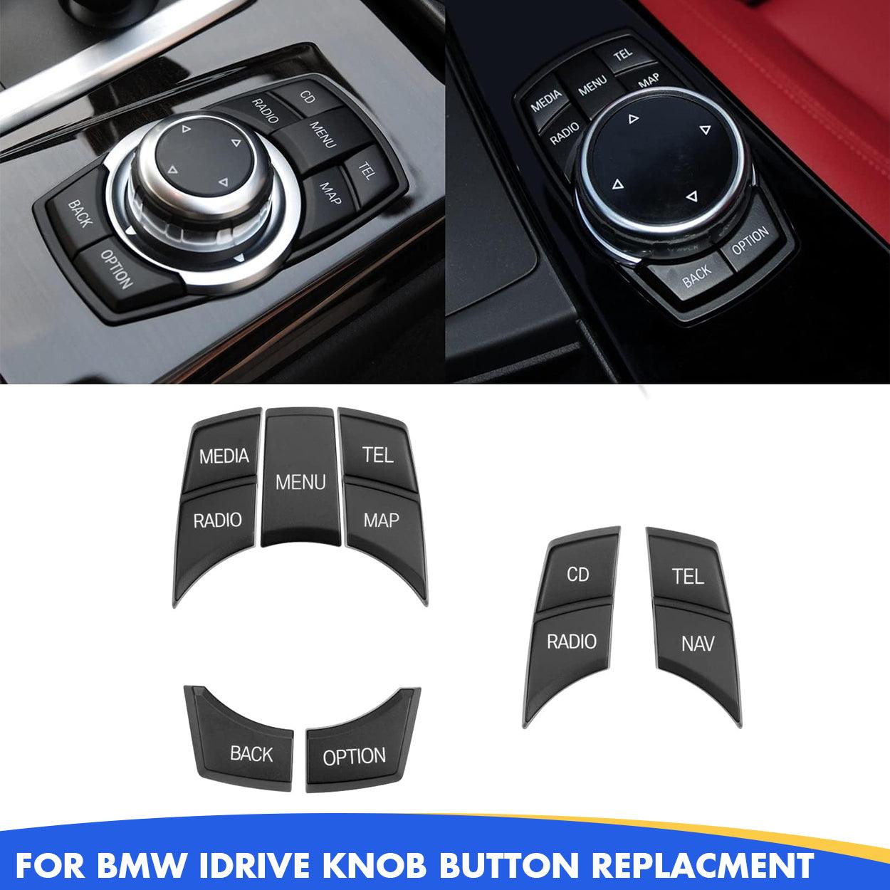 BMW iDrive Multimedia Control Button Replacement  Compatible with 1 Series F20 F21. 2 Series F22 F23 F45 F46. 3 Series F30 F31 F32 F33 F36. 4 Series F32 F33 F36. 5 Series F07 F10 F11. 7 Series F01 F02 F03 F04. X1 F48. X3 F25. X4 F26. X5 F15. X6 F16-autoydsstore