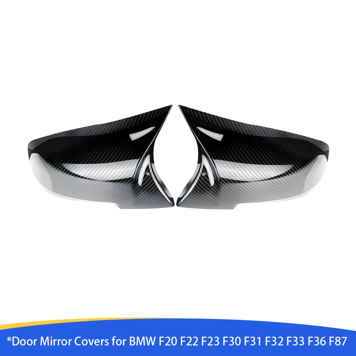 Door Mirror Covers Replacement for BMW F20 F22 F23 F30 F31 F32 F33 F36 F87 M2 X1 E84 - Rearview Side Mirror Caps-autoydsstore