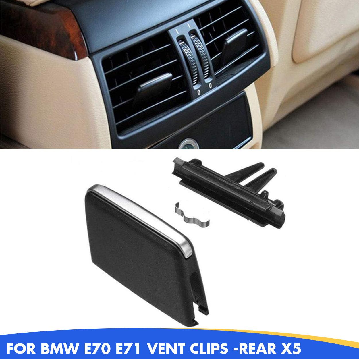BMW Air Vent Clips Tab Repair Kit for Rear Row Grille Compatible with BMW X5 E70 2006-2012 X6 E71 2008-2013 Upgraded AC Vent Outlet Clips-autoydsstore