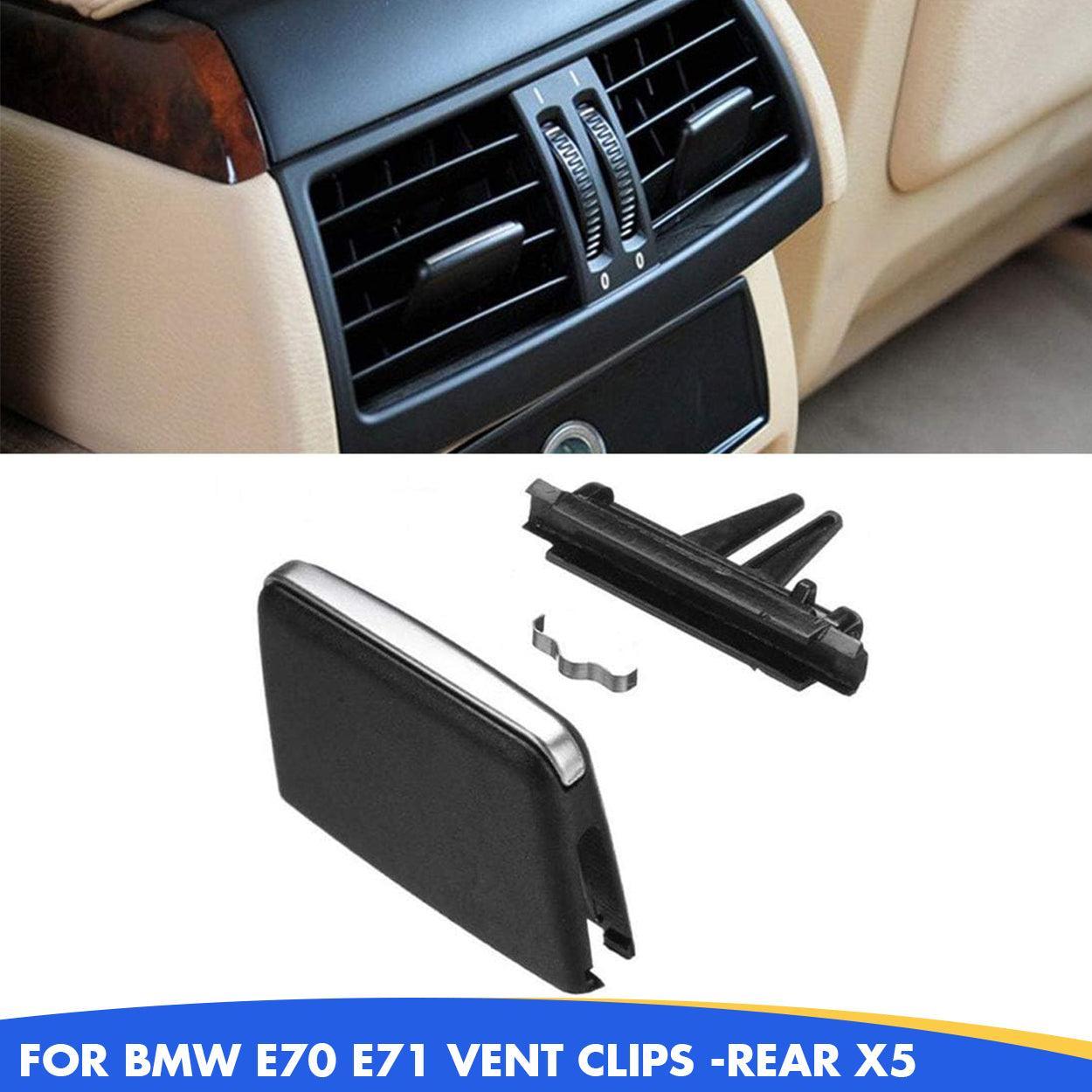 BMW Air Vent Clips Tab Repair Kit for Rear Row Grille Compatible with BMW X5 E70 2006-2012 X6 E71 2008-2013 Upgraded AC Vent Outlet Clips-autoydsstore