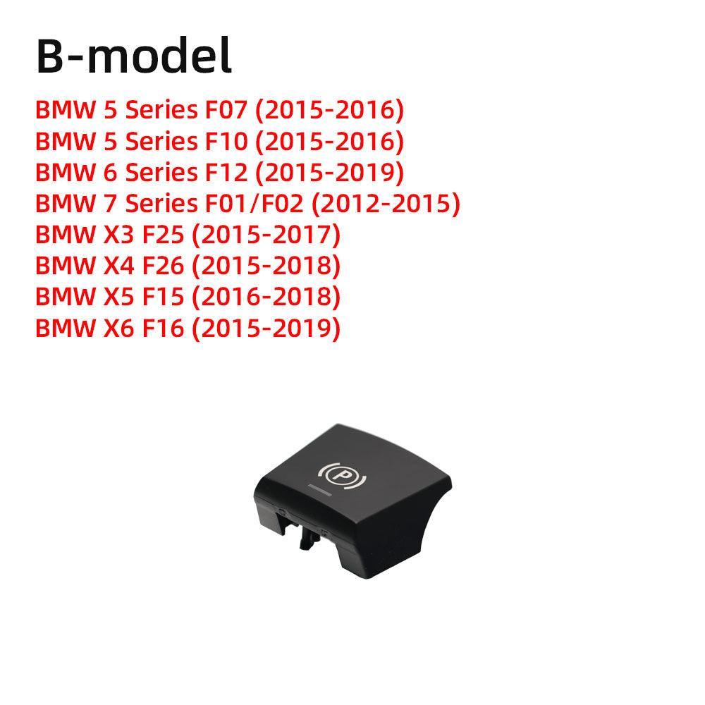 Compatible with BMW Parking Brake Button F10 F12 F01 F25 F26 F15 F16 Electronic Parking Switch Button Cover E-Brake P Button Replacement-autoydsstore