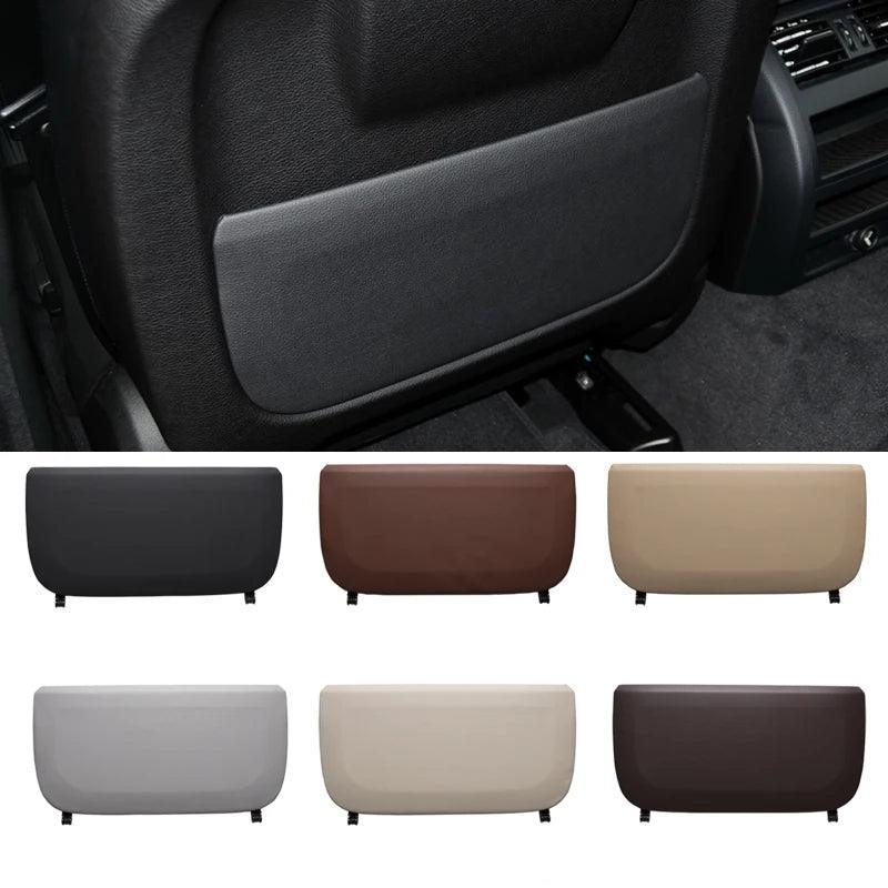 Compatible with BMW Seat Back Pocket Cover. Genuine Leather Back Seat Pocket Cover Backrest Seat Panel Cover Replacement Compatible with BMW 5 Series F10 F11 F07. 7 Series F01 F02-autoydsstore