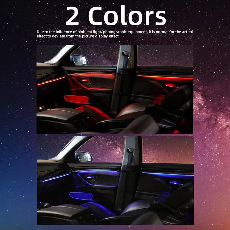 For Bmw F10 Led Light Car Accessories Interior Decorative Lights Rgb Auto Acessories Lighting Neon Strip Decorations Vehicles-autoydsstore