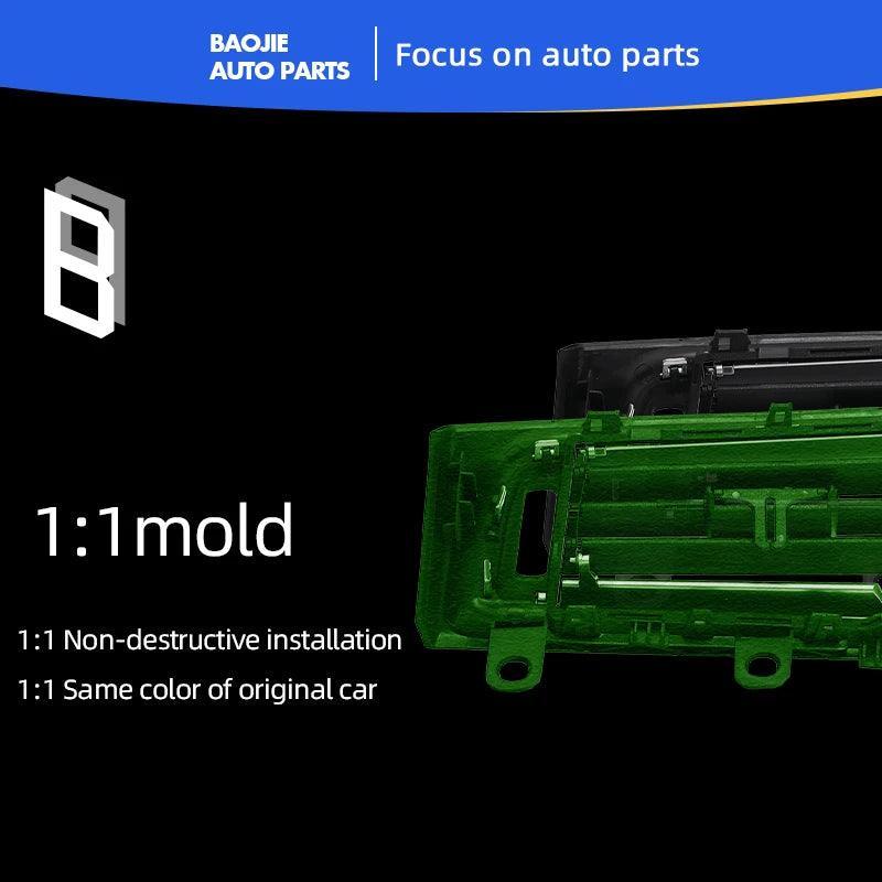 LHD Front Row Wind Left Center Right Air Conditioning Vent Grill Outlet Panel With Chrome Plate For BMW 7 Series F02 730 735 745-autoydsstore