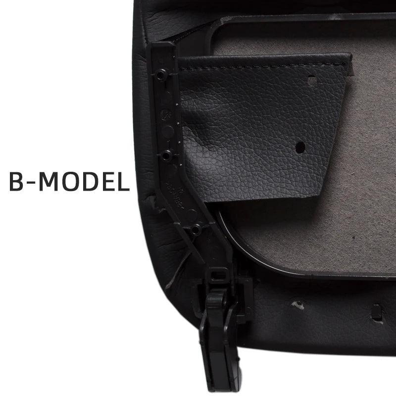 Compatible with BMW Seat Back Pocket Cover. Genuine Leather Back Seat Pocket Cover Backrest Seat Panel Cover Replacement Compatible with BMW 5 Series F10 F11 F07. 7 Series F01 F02-autoydsstore