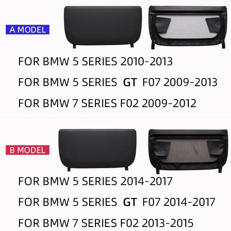 Compatible with BMW Seat Back Pocket Cover. Genuine Leather Back Seat Pocket Cover Backrest Seat Panel Cover Replacement Compatible with BMW 5 Series F10 F11 F07. 7 Series F01 F02-autoydsstore