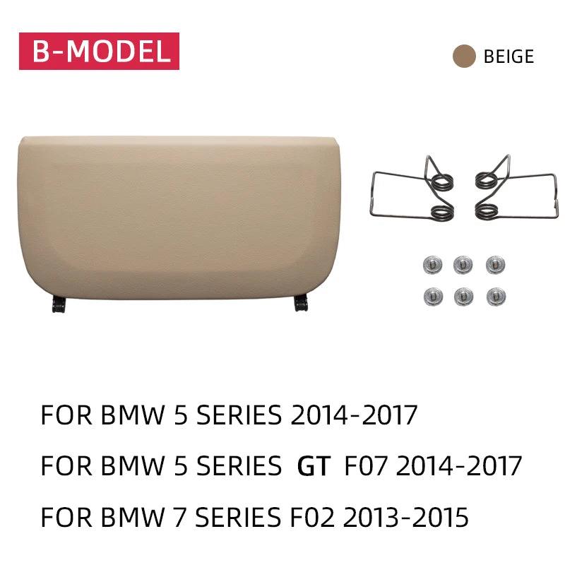 Compatible with BMW Seat Back Pocket Cover. Genuine Leather Back Seat Pocket Cover Backrest Seat Panel Cover Replacement Compatible with BMW 5 Series F10 F11 F07. 7 Series F01 F02-autoydsstore