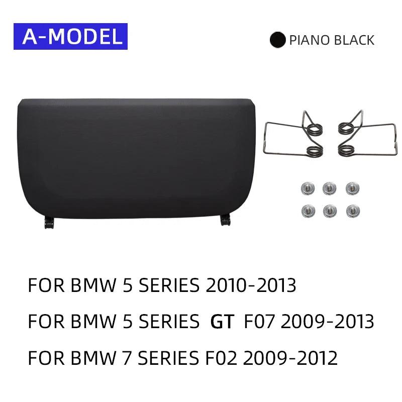 Compatible with BMW Seat Back Pocket Cover. Genuine Leather Back Seat Pocket Cover Backrest Seat Panel Cover Replacement Compatible with BMW 5 Series F10 F11 F07. 7 Series F01 F02-autoydsstore
