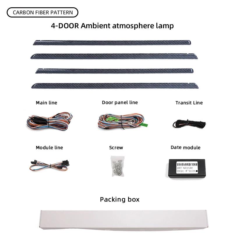 Led Light Car Interior Decoration Decorative Lights Rgb Lighting For Bmw F30 Auto Acessories Neon Strip Accessories Vehicles-autoydsstore