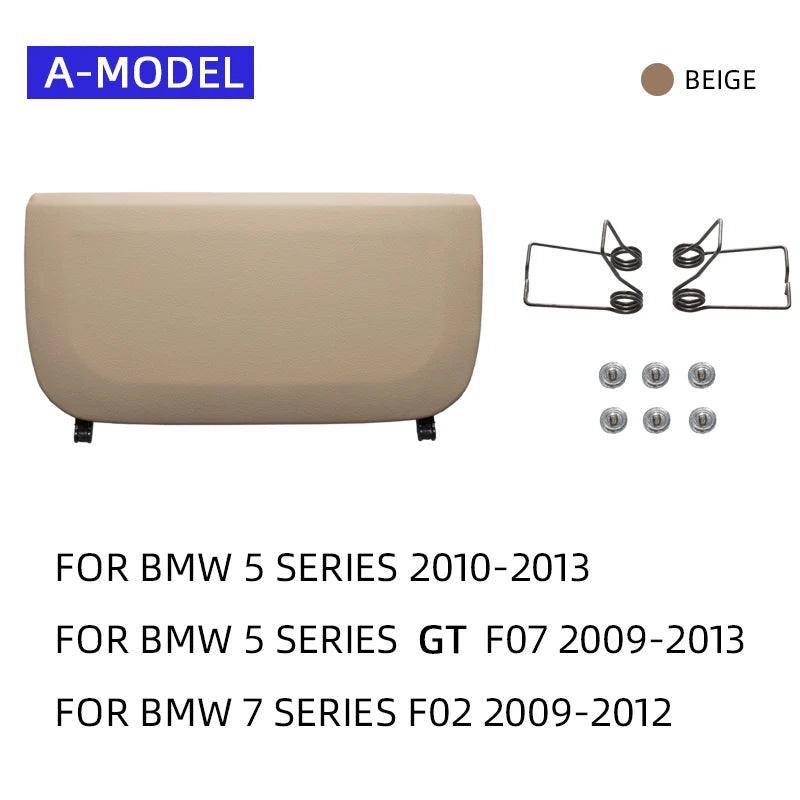 Compatible with BMW Seat Back Pocket Cover. Genuine Leather Back Seat Pocket Cover Backrest Seat Panel Cover Replacement Compatible with BMW 5 Series F10 F11 F07. 7 Series F01 F02-autoydsstore