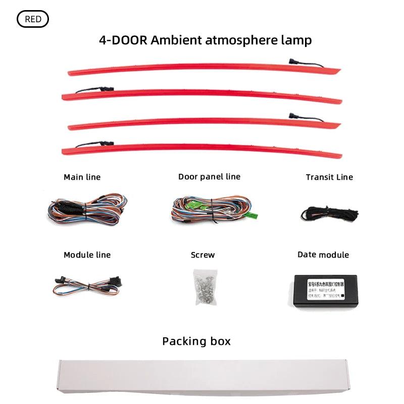 Led Light Car Interior Decoration Decorative Lights Rgb Lighting For Bmw F30 Auto Acessories Neon Strip Accessories Vehicles-autoydsstore