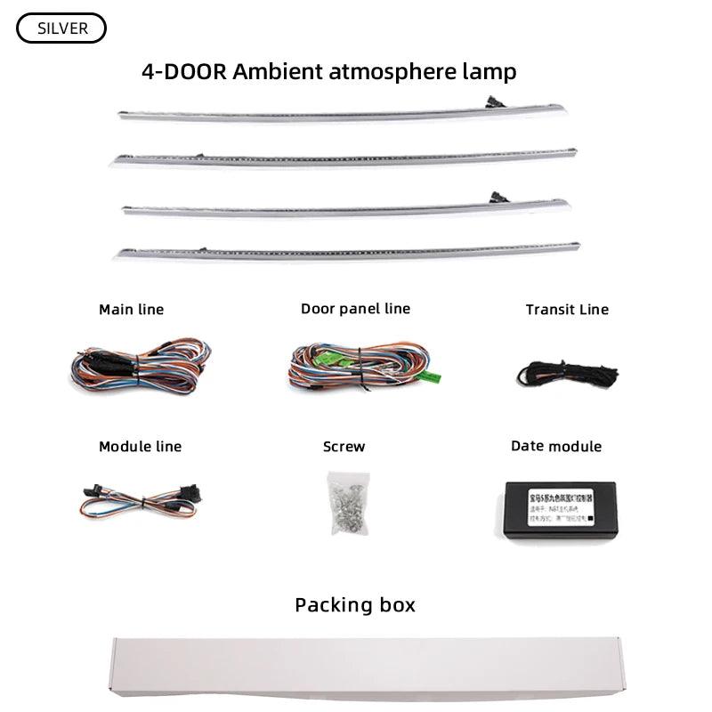 Led Light Car Interior Decoration Decorative Lights Rgb Lighting For Bmw F30 Auto Acessories Neon Strip Accessories Vehicles-autoydsstore