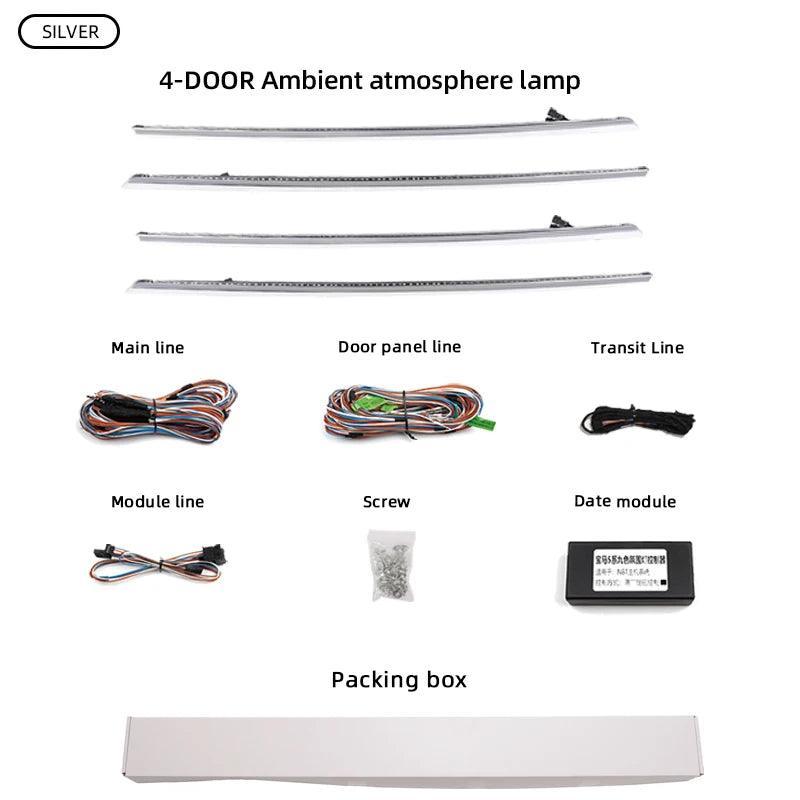 Led Light Car Interior Decoration Decorative Lights Rgb Lighting For Bmw F30 Auto Acessories Neon Strip Accessories Vehicles-autoydsstore