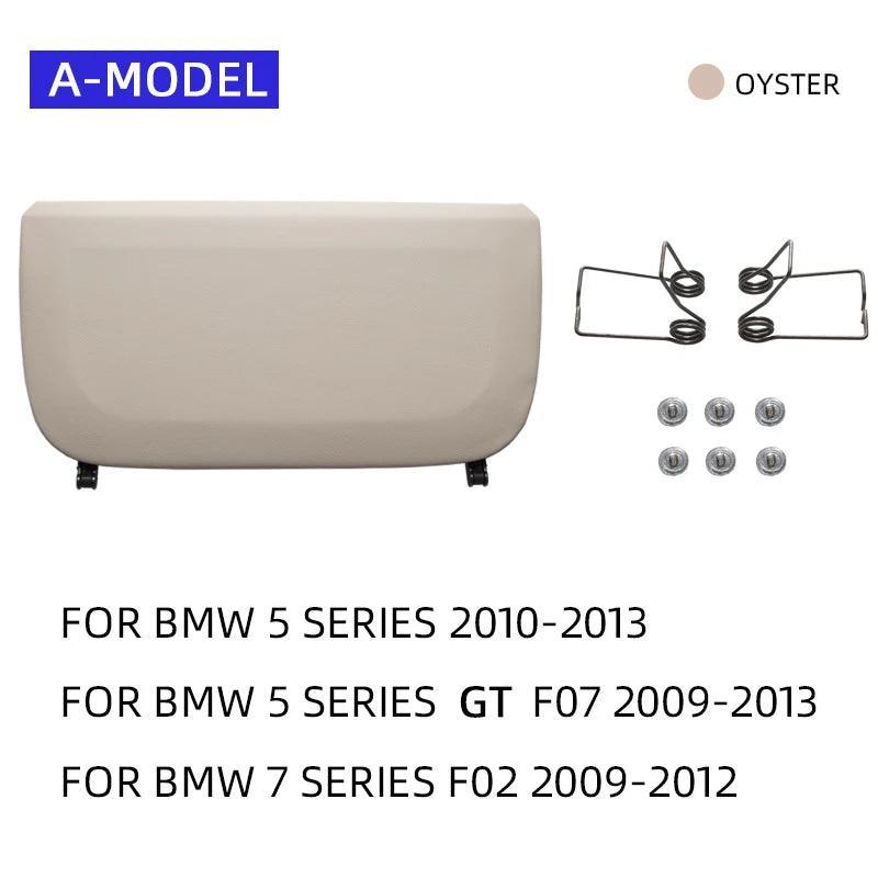 Compatible with BMW Seat Back Pocket Cover. Genuine Leather Back Seat Pocket Cover Backrest Seat Panel Cover Replacement Compatible with BMW 5 Series F10 F11 F07. 7 Series F01 F02-autoydsstore