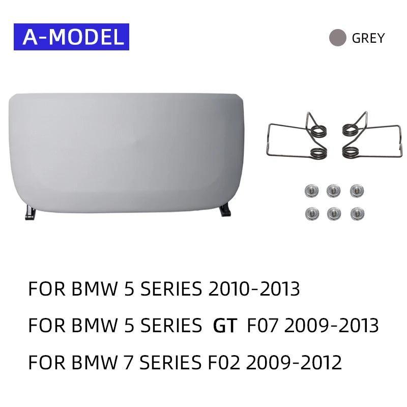 Compatible with BMW Seat Back Pocket Cover. Genuine Leather Back Seat Pocket Cover Backrest Seat Panel Cover Replacement Compatible with BMW 5 Series F10 F11 F07. 7 Series F01 F02-autoydsstore