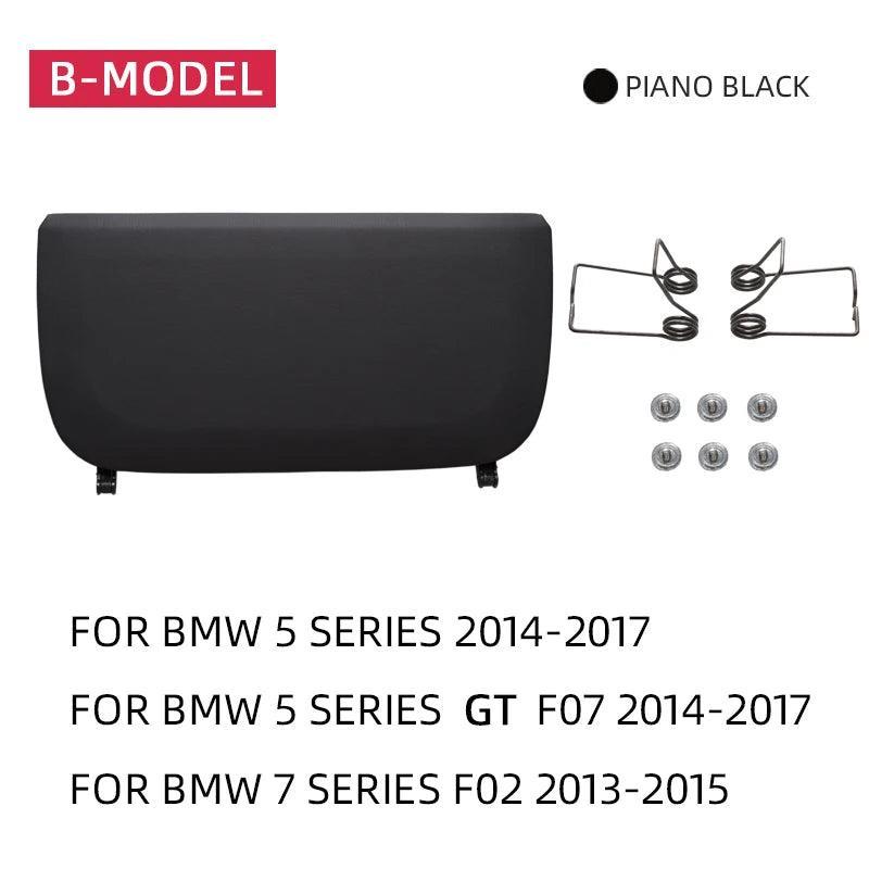 Compatible with BMW Seat Back Pocket Cover. Genuine Leather Back Seat Pocket Cover Backrest Seat Panel Cover Replacement Compatible with BMW 5 Series F10 F11 F07. 7 Series F01 F02-autoydsstore