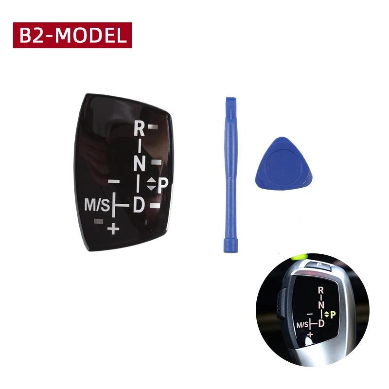 Gear Handle Cover for BMW F30 F25 F20 F10 F32 F36. Gear Shift Lever Cover Gear Shift Knob for BMW 1 2 3 4 5 6 Series X3 X4 X6-autoydsstore