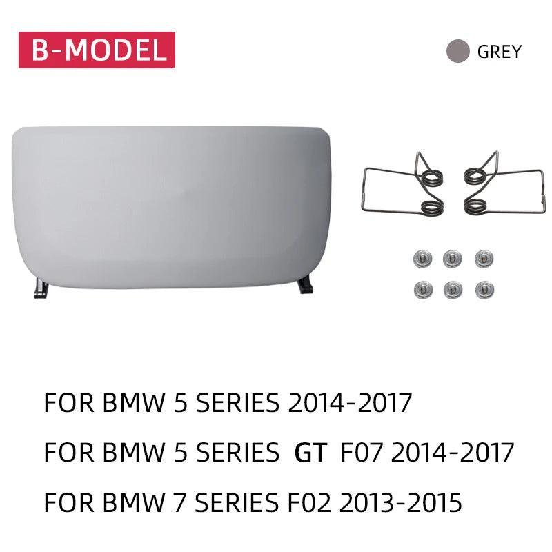 Compatible with BMW Seat Back Pocket Cover. Genuine Leather Back Seat Pocket Cover Backrest Seat Panel Cover Replacement Compatible with BMW 5 Series F10 F11 F07. 7 Series F01 F02-autoydsstore