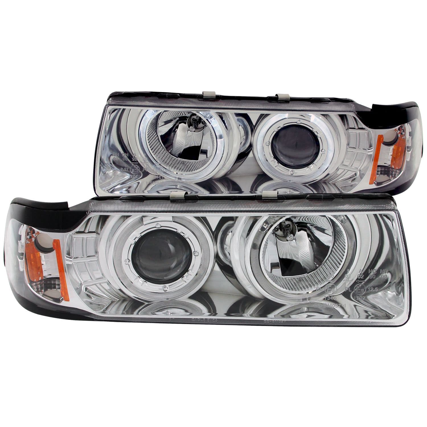 1992-1998 BMW 3 Series E36 Projector Headlights w/ Halo Chrome G2 1 pc
