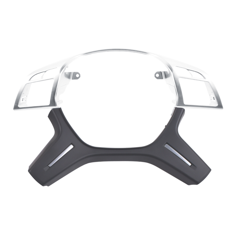 Car Interior Steering Wheel Trim. Compatible for Mercedes Benz ML GL GLS W166 W204 W212 W463(Grey)