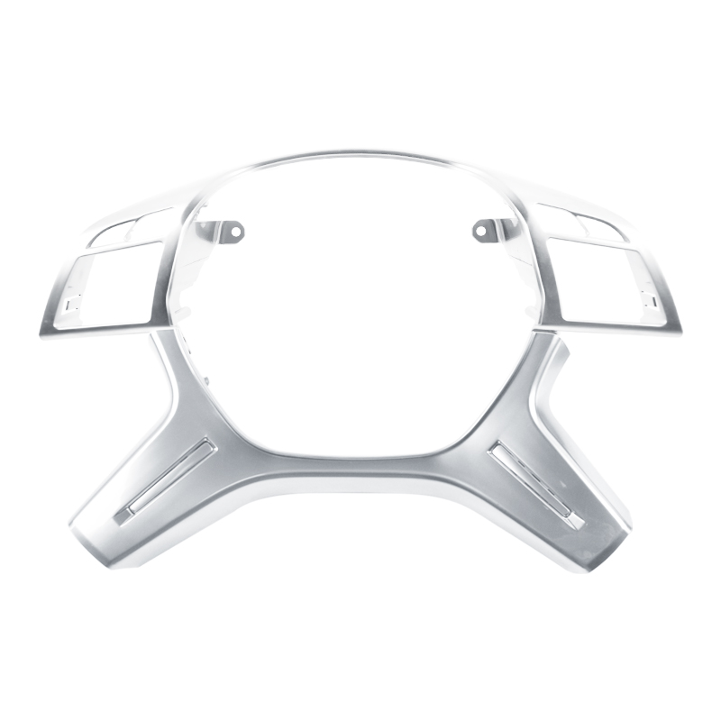 Car Interior Steering Wheel Trim. Compatible for Mercedes Benz ML GL GLS W166 W204 W212 W463(Grey)