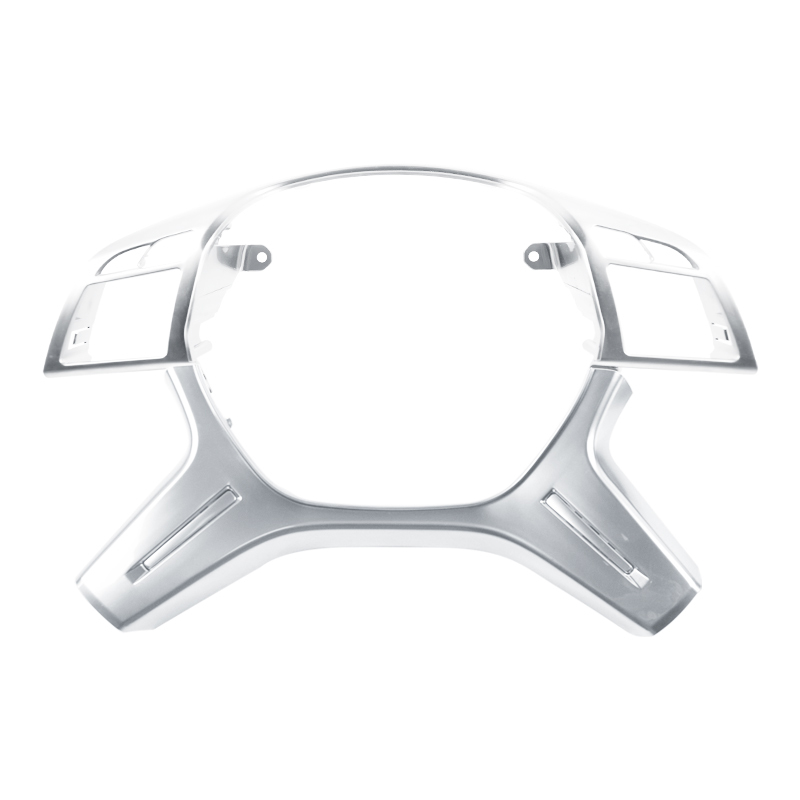 Car Interior Steering Wheel Trim. Compatible for Mercedes Benz ML GL GLS W166 W204 W212 W463(Grey)