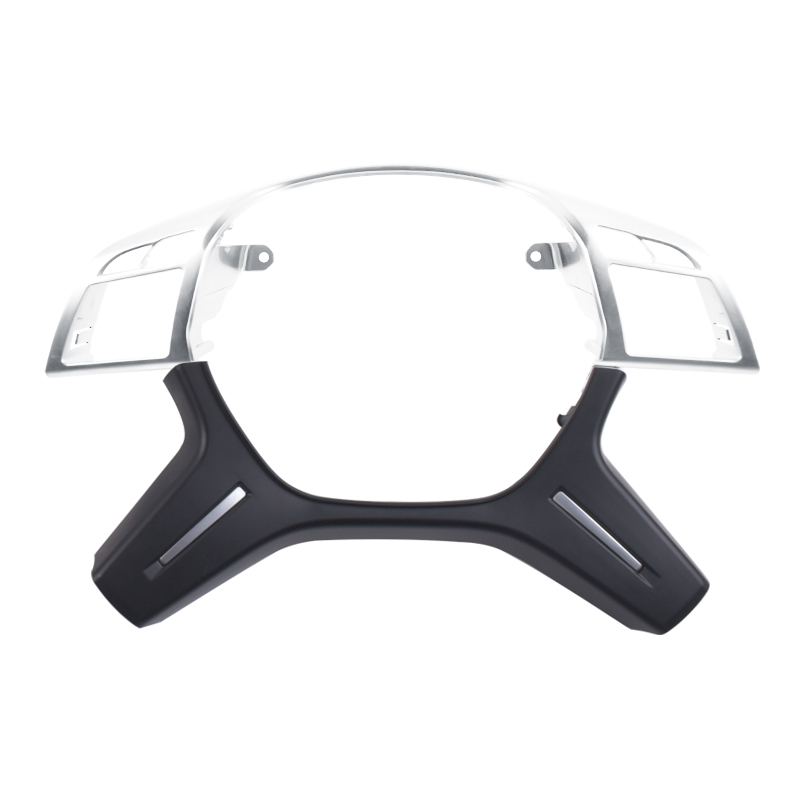 Car Interior Steering Wheel Trim. Compatible for Mercedes Benz ML GL GLS W166 W204 W212 W463(Grey)