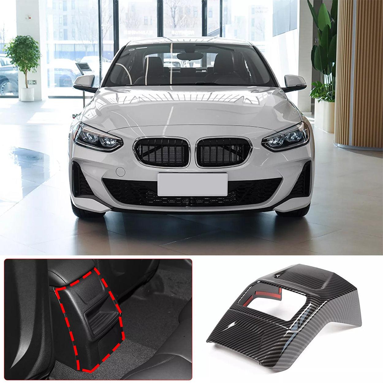 ABS Carbon Fiber pattern Rear Air Outlet Vent Cover Trim for BMW 1 Series F40 F44 (2020+) - Durable and Stylish Upgrade-autoydsstore