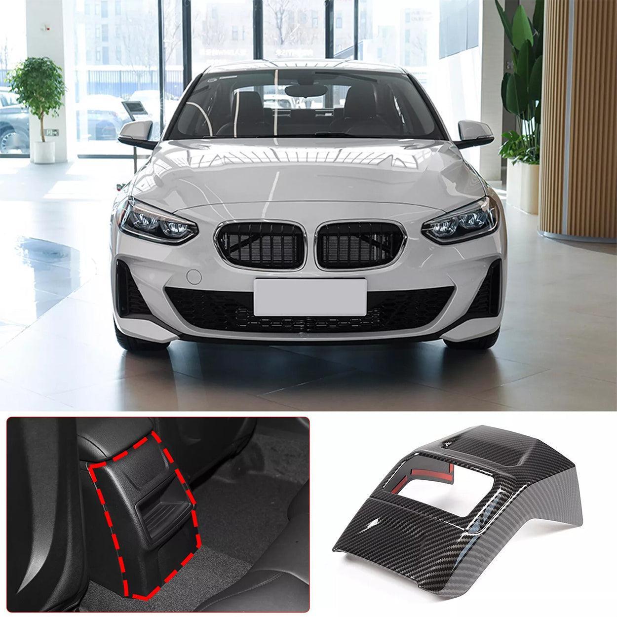 ABS Carbon Fiber pattern Rear Air Outlet Vent Cover Trim for BMW 1 Series F40 F44 (2020+) - Durable and Stylish Upgrade-autoydsstore