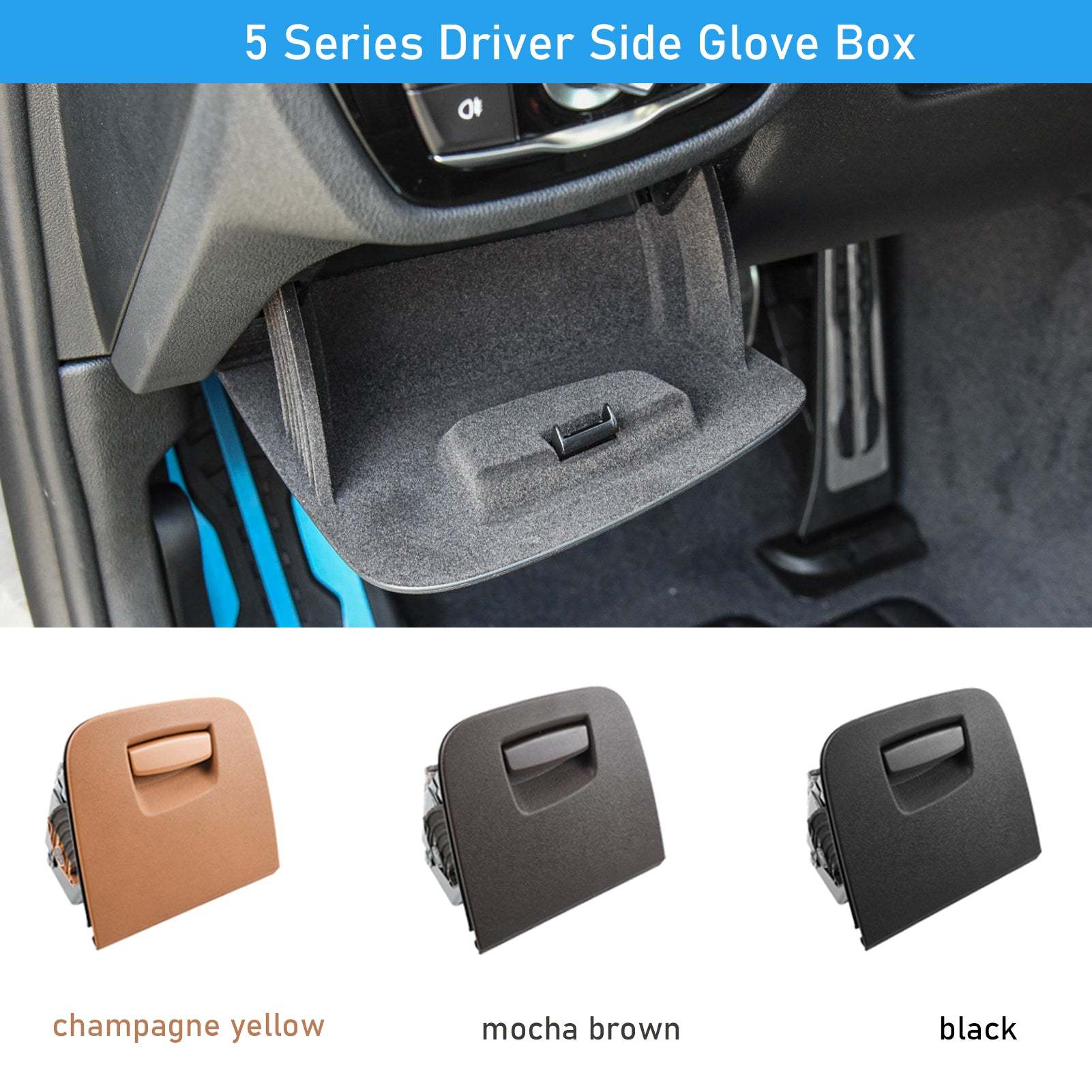 Glove Box Organizer For BMW 5 6 Series Driver Side fit 5145699929 | YDSSTORE