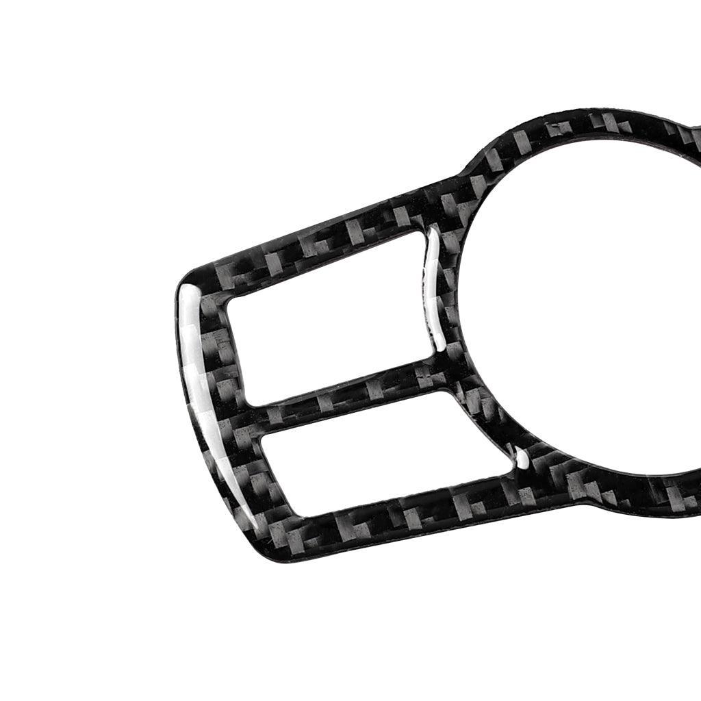 YDSSTORE Compatible Carbon Fiber Headlights Panel Cover Trim for BMW 5 Series F10 F11 F18 (520i. 528i. 530i. 535d. 535i. 550i) 2011-2017 (Black. 2PCS)-autoydsstore