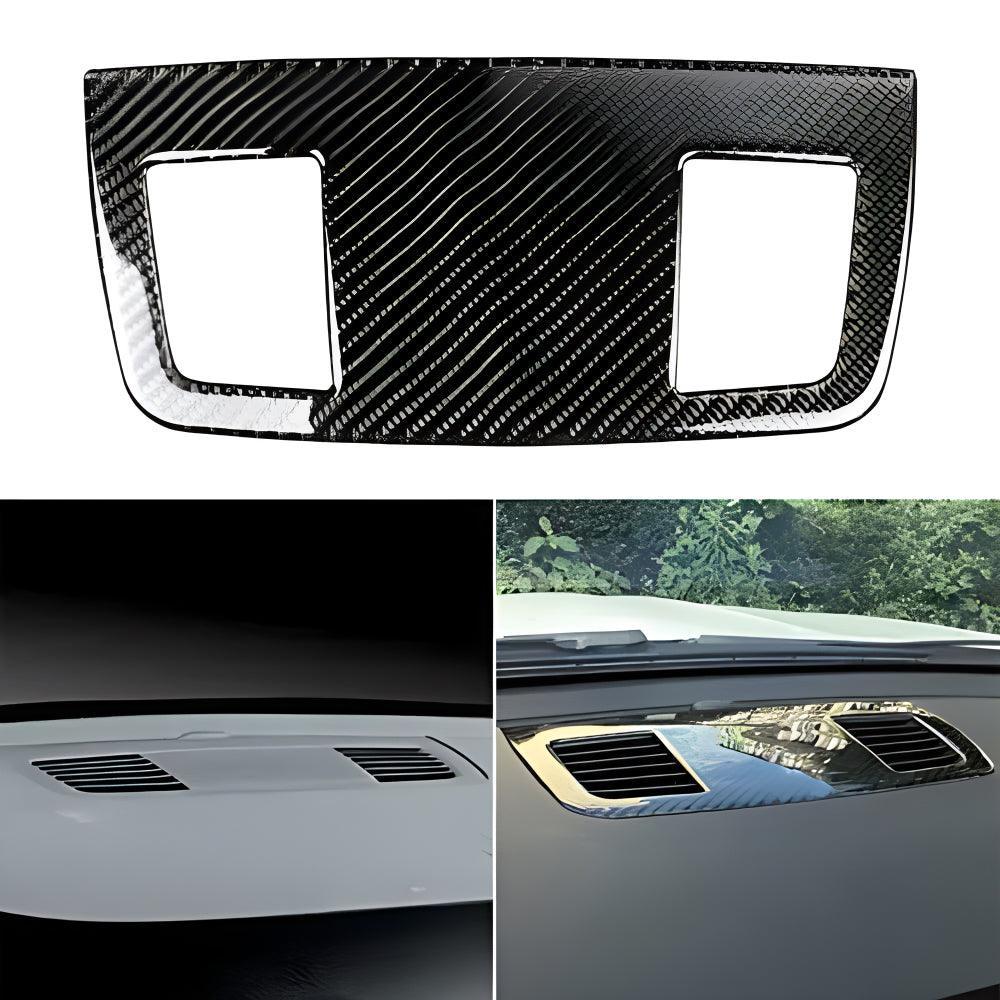 Real Premium Carbon Fiber Car Dashboard AC Air Conditioner Vent Outlet Cover Interior Trim Compatible with BMW E90 E92 E93 325i 328i 330i 335i 2006 2007 2008 2009 2010 2011 2012 Accessories-autoydsstore