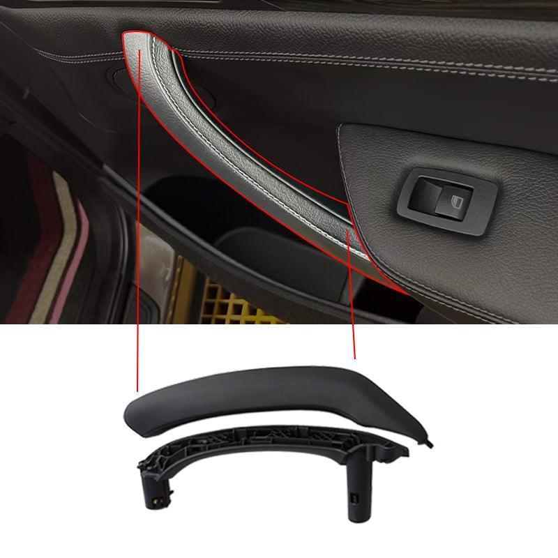 Door Pull Handle Passenger Door Inner Handle+Outer Cover Trim Replacement Kit Assembly for BMW X3/X4 F25 F26 2010 2011 2012 2013 2014 2015 2016-autoydsstore