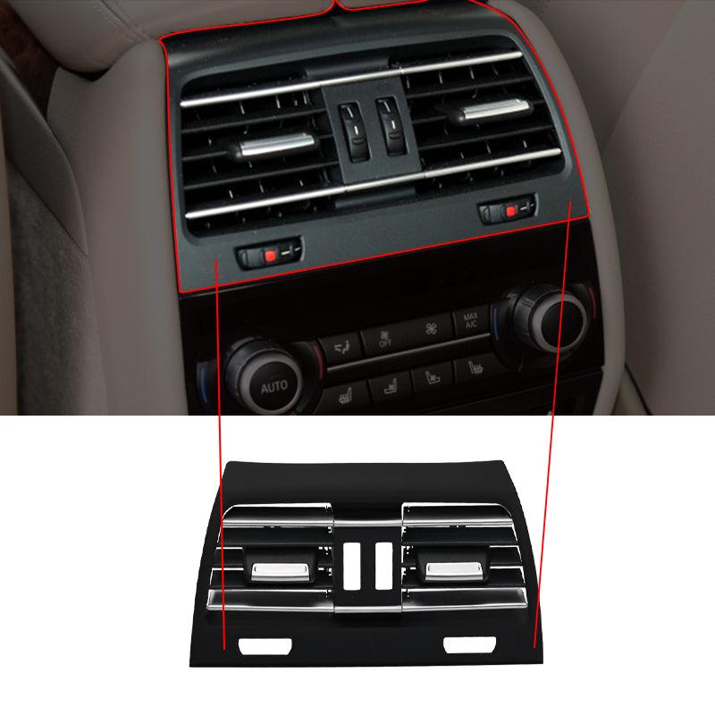 LHD Front Row Wind Left Center Right Air Conditioning Vent Grill Outlet Panel With Chrome Plate For BMW 7 Series F02 730 735 745-autoydsstore
