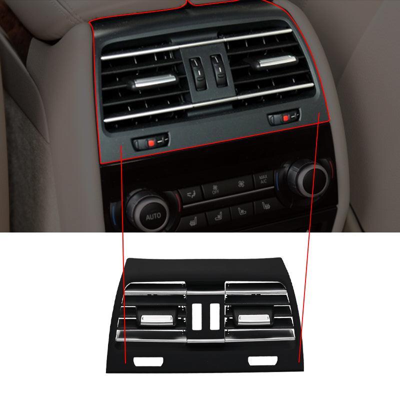 LHD Front Row Wind Left Center Right Air Conditioning Vent Grill Outlet Panel With Chrome Plate For BMW 7 Series F02 730 735 745-autoydsstore