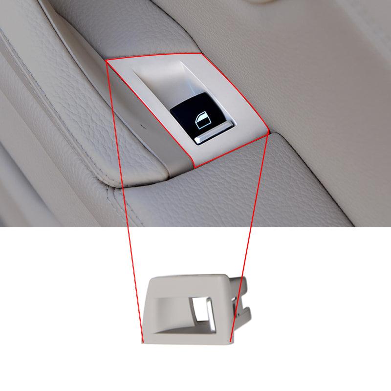 Suitable for BMW 5 Series left and right peptide F10 F11 lift window button panel switch cover trim black carbon fiber 520 525d-autoydsstore