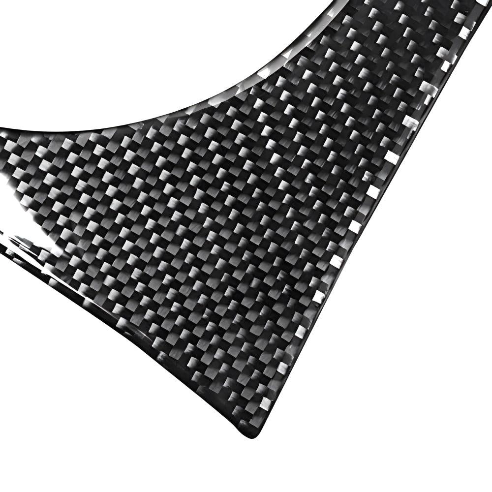 Real Premium Carbon Fiber Car Rear Storage Box Frame Cover Sticker Interior Trim Compatible with BMW E92 M3 2007-2013 Accessories Black-autoydsstore