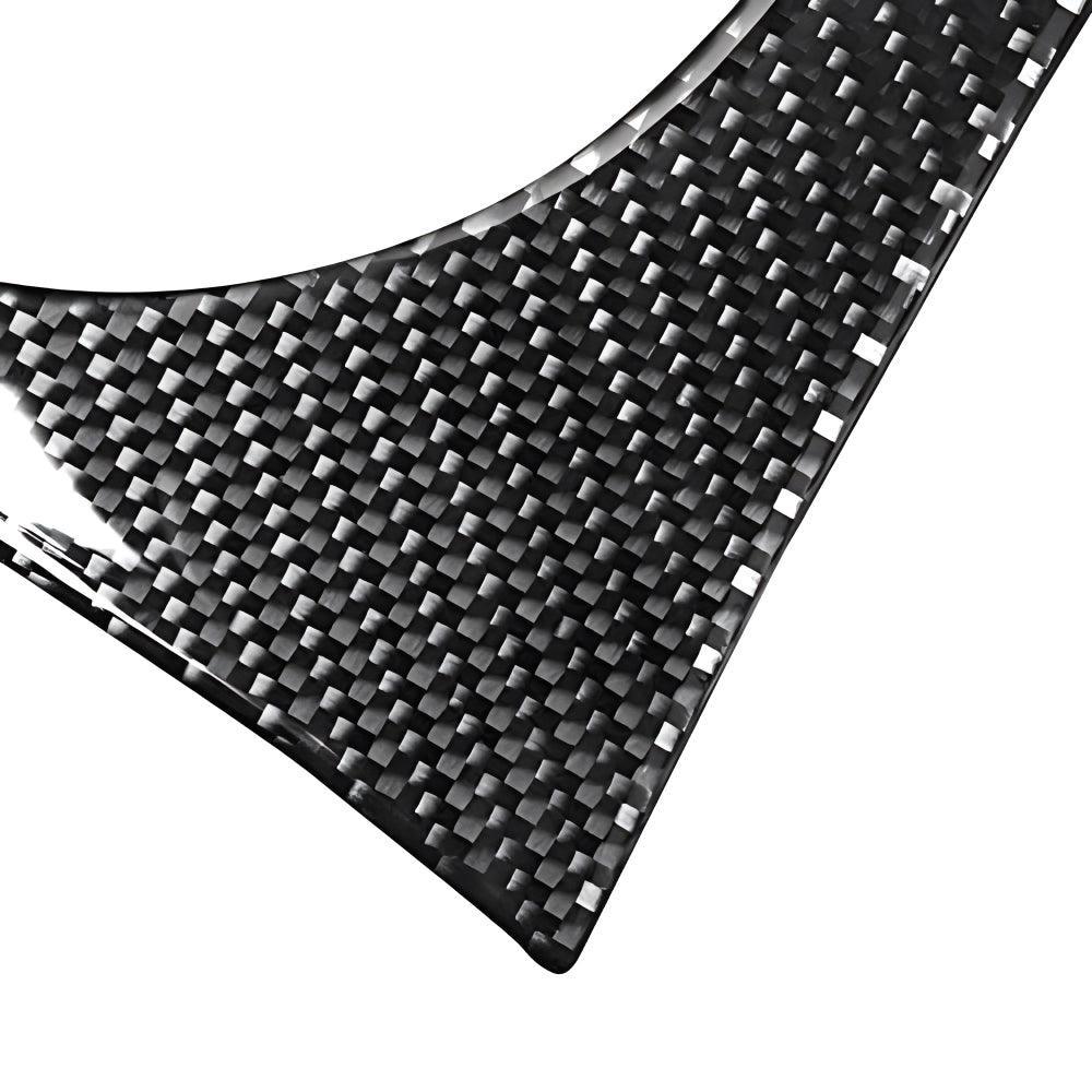 Real Premium Carbon Fiber Car Rear Storage Box Frame Cover Sticker Interior Trim Compatible with BMW E92 M3 2007-2013 Accessories Black-autoydsstore