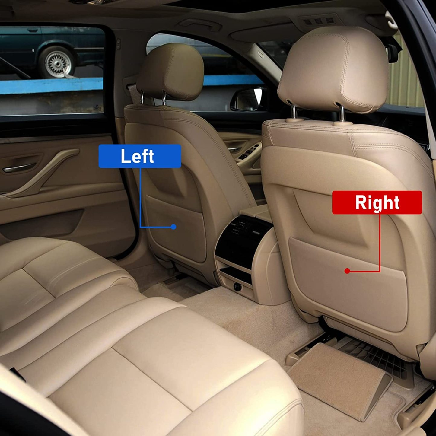 Modified For BMW 5'/7'/X5/X6 Seat Back Pocket Cover | YDSSTORE