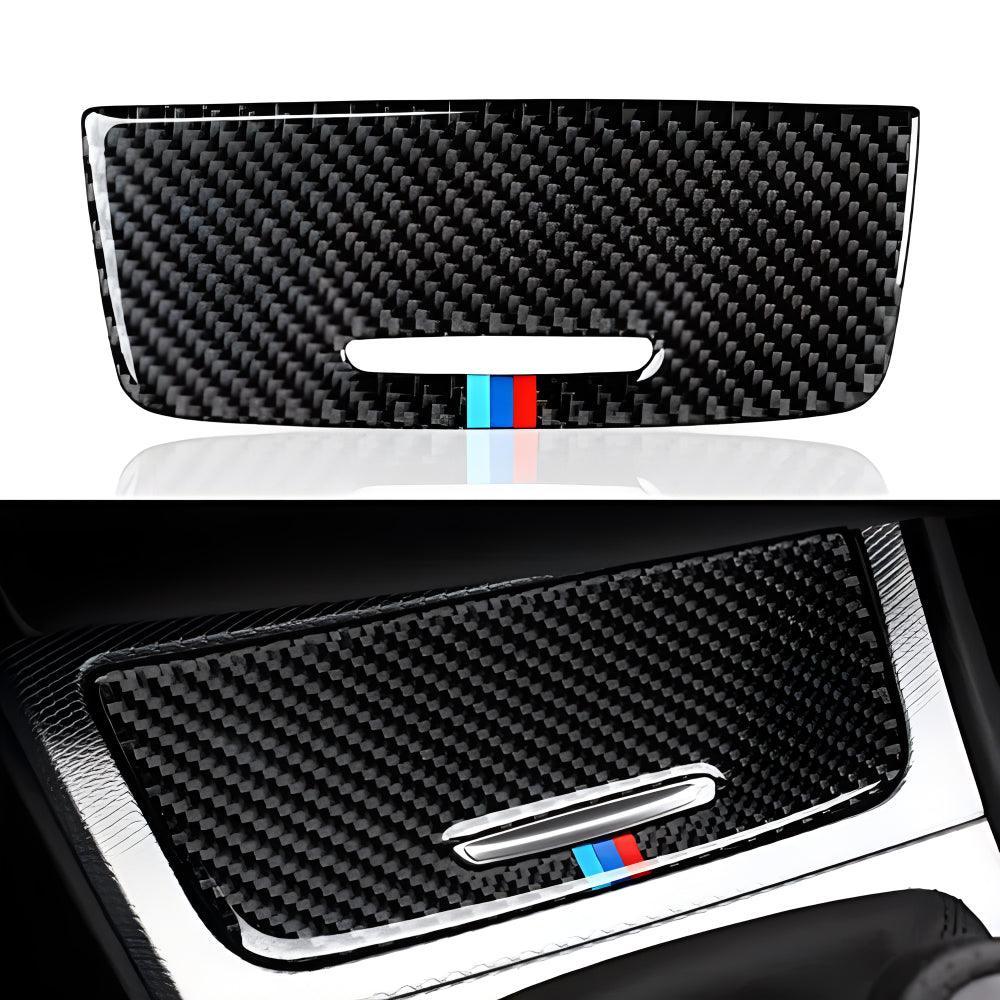 for BMW E90 E92 E93 2006 2007 2008 2009 2010 2011 Accessories Carbon Fiber Sticker Decal Car Storage Box Panel Trim-autoydsstore