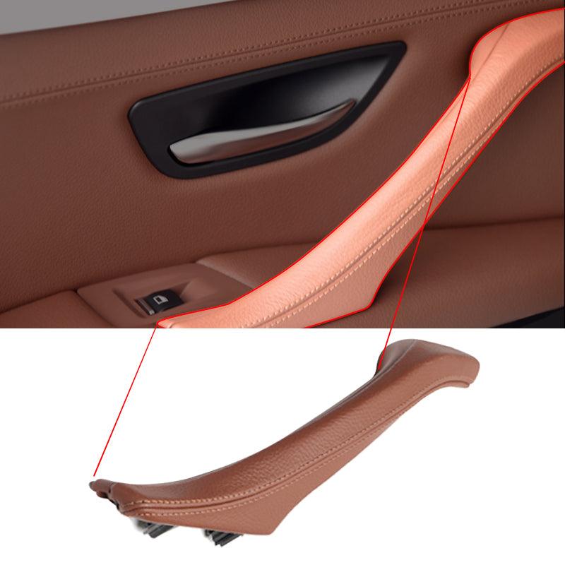 Leather Side Door Pull Handle for BMW 5 Series.Left Right Side Passenger Inner Door Handle Replacement for BMW F10 F11 F18 520 523 525 528 530 535 2010-2016-autoydsstore