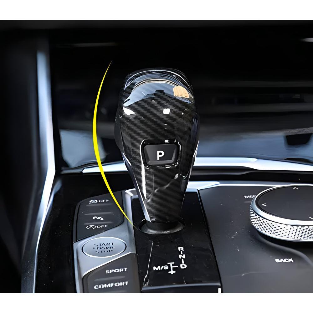 YDSSTORE Car Carbon Fiber Gear Shift Knob Head Cover Trim for BMW G20 3 Series 330i M340i G29 Z4 2019 2020 2021 2022 2023 2024 / G22 4 Series Coupe M440i 2021 Interior Accessories-autoydsstore