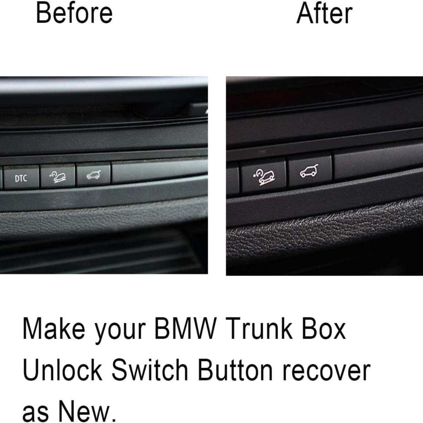 For BMW X5/X6 Tailgate Rear Trunk Switch Button Covers | YDSSTORE