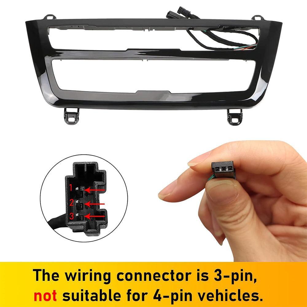 Compatible with BMW LED Console Panel Ambient Light for 3 Series F30 F31. 4 Series F32 F33. Radio & AC Control Panel Ambient Light Replacement with Dual Color LED Lighting-autoydsstore