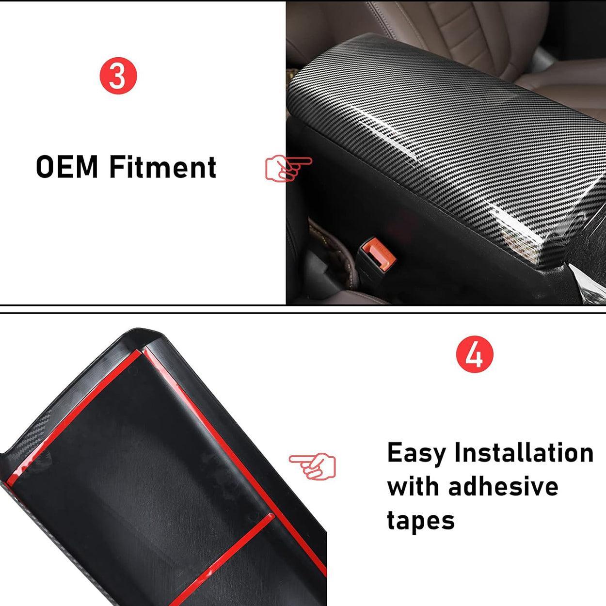 YDSSTORE Compatible with BMW Console Cover for 2019-2024 BMW 3 Series G20 (328i. 330i. 335i. 340i) & 2021-2024 BMW 4 Series G22 Center Console Cover (Not Real Carbon Fiber)-autoydsstore