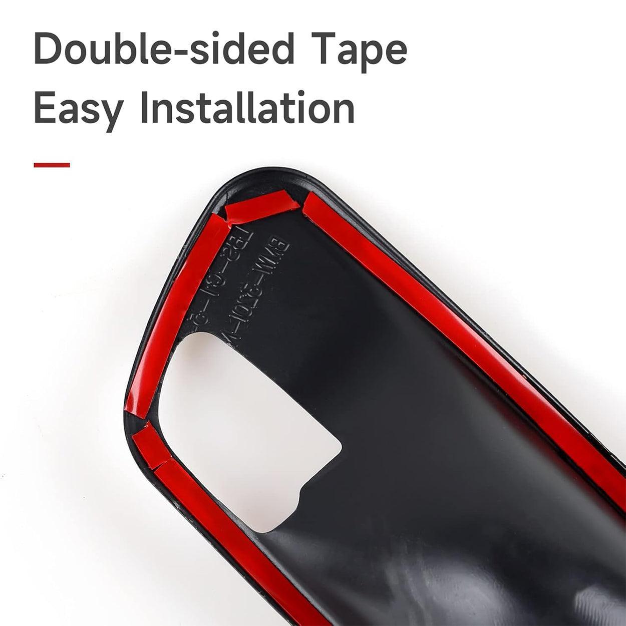 2PCS Car Trim Door Bowl Sticker Carbon Style ABS Decal Cover fits for BMW 3 4 Series F30 F31 F34 3GT F32 F33 F36 Accessories-autoydsstore